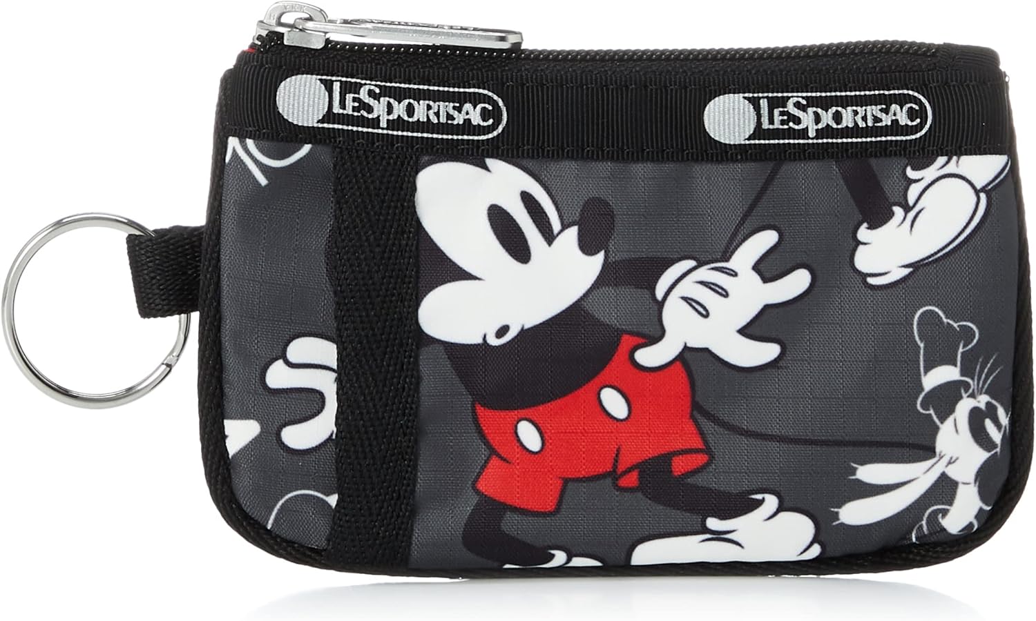 CHALLENGER × LESPORTSAC KEY CARD HOLDER Shiny Black Key Card Holder Wallet | LeSportsac